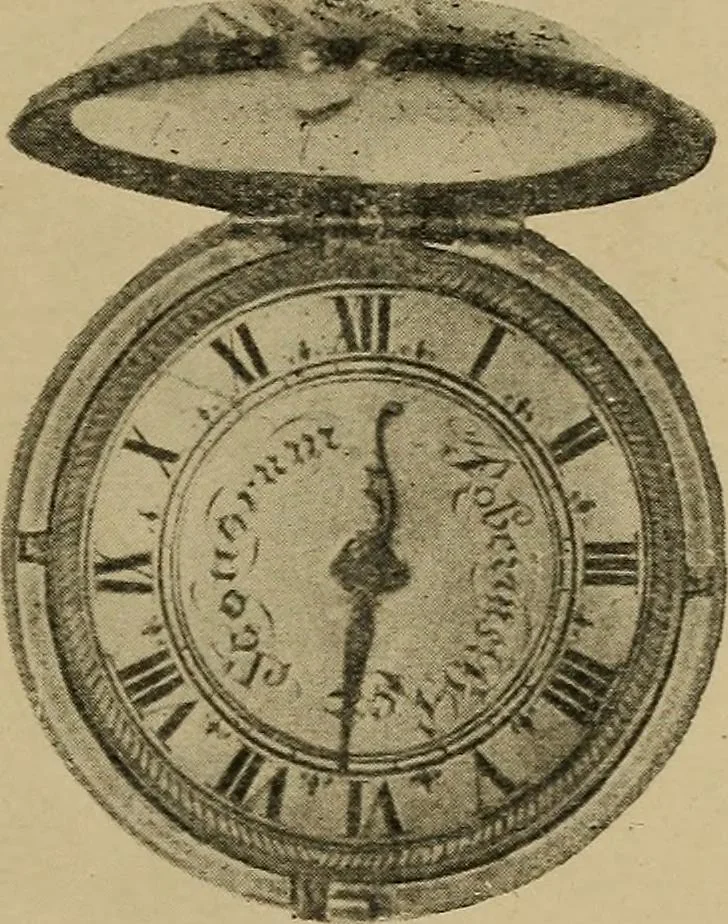 An illustration from Old clocks and watches & their makers : being an historical and descriptive account of the different styles of clocks and watches of the past, in England and abroad, to which is added a list of nearly twelve thousand makers, 1922, leaf 192