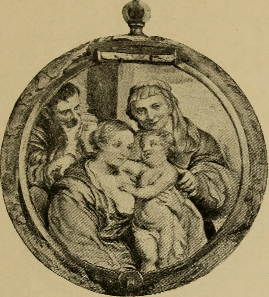 An illustration from Old clocks and watches & their makers : being an historical and descriptive account of the different styles of clocks and watches of the past, in England and abroad, to which is added a list of nearly twelve thousand makers, 1922, leaf 194