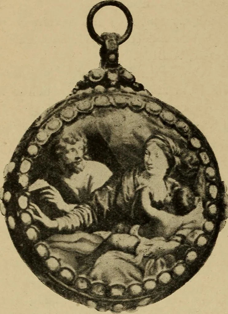An illustration from Old clocks and watches & their makers : being an historical and descriptive account of the different styles of clocks and watches of the past, in England and abroad, to which is added a list of nearly twelve thousand makers, 1922, leaf 197