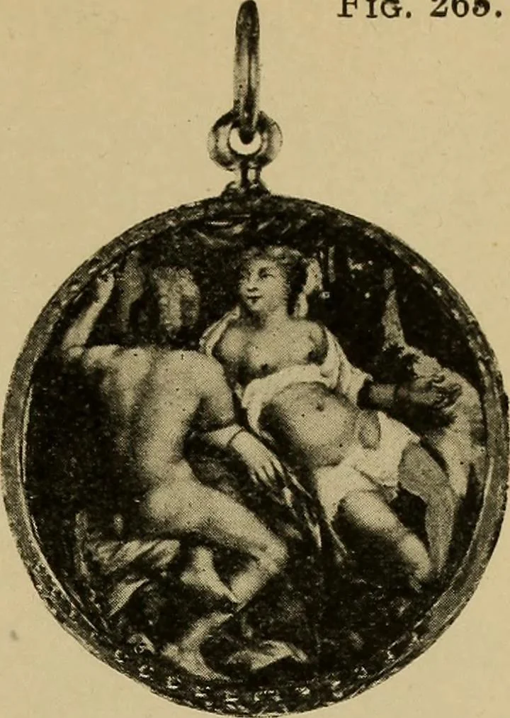 An illustration from Old clocks and watches & their makers : being an historical and descriptive account of the different styles of clocks and watches of the past, in England and abroad, to which is added a list of nearly twelve thousand makers, 1922, leaf 208