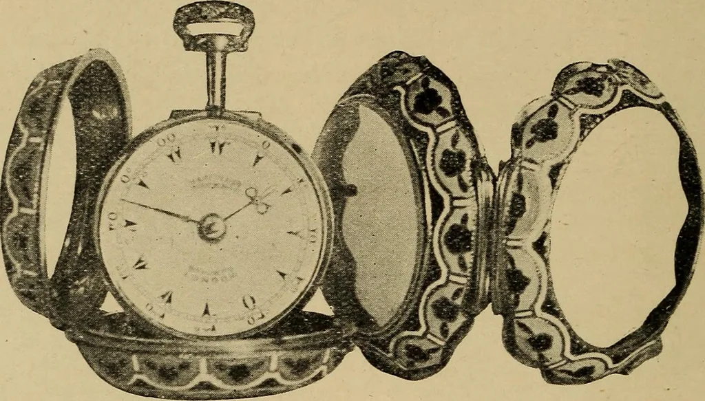 An illustration from Old clocks and watches & their makers : being an historical and descriptive account of the different styles of clocks and watches of the past, in England and abroad, to which is added a list of nearly twelve thousand makers, 1922, leaf 215