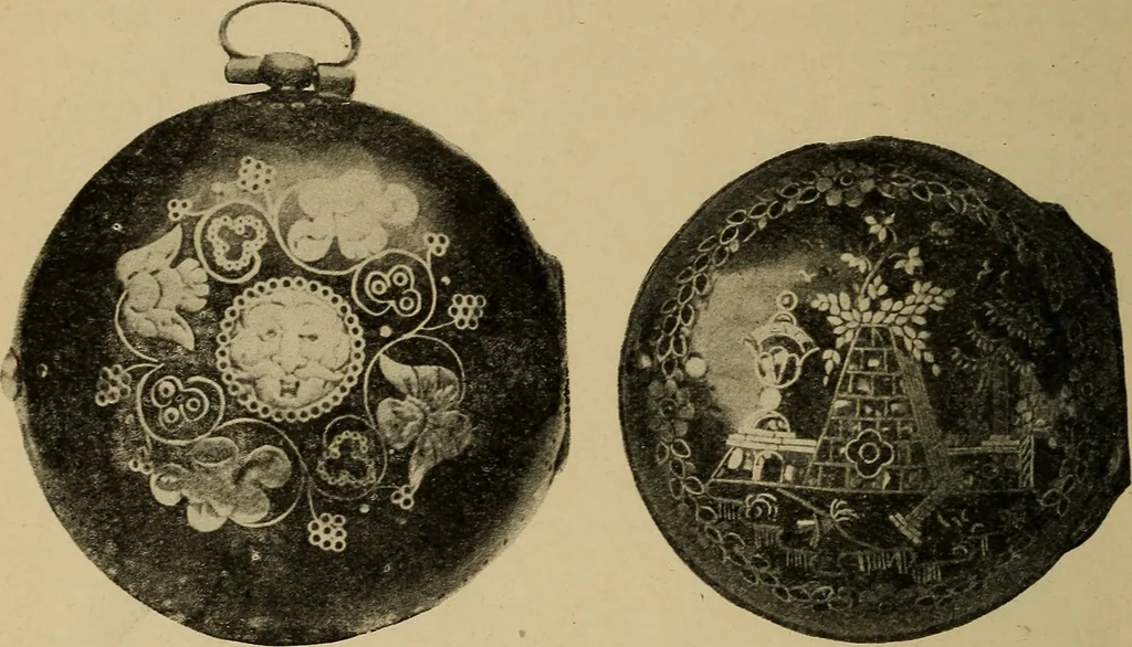 An illustration from Old clocks and watches & their makers : being an historical and descriptive account of the different styles of clocks and watches of the past, in England and abroad, to which is added a list of nearly twelve thousand makers, 1922, leaf 225