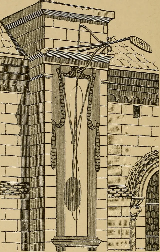 An illustration from Old clocks and watches & their makers : being an historical and descriptive account of the different styles of clocks and watches of the past, in England and abroad, to which is added a list of nearly twelve thousand makers, 1922, leaf 23