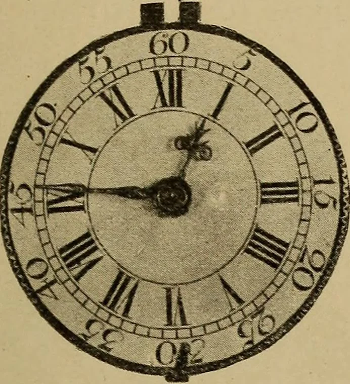 An illustration from Old clocks and watches & their makers : being an historical and descriptive account of the different styles of clocks and watches of the past, in England and abroad, to which is added a list of nearly twelve thousand makers, 1922, leaf 236
