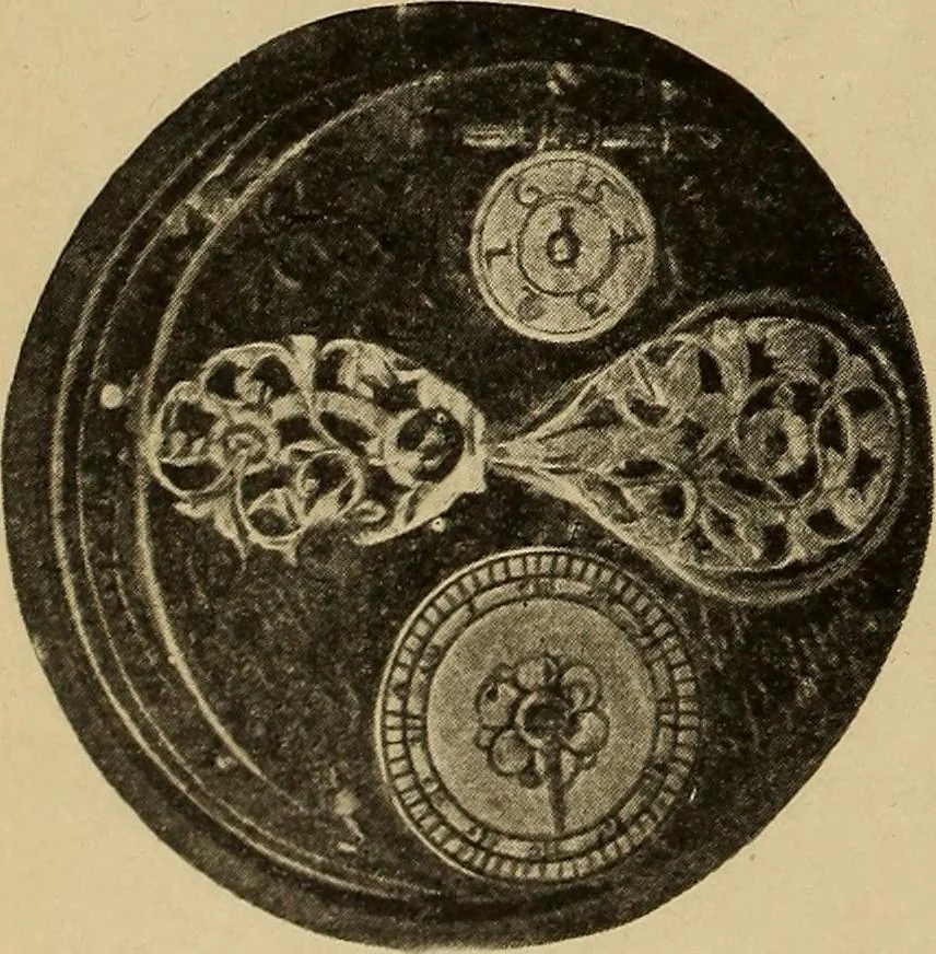 An illustration from Old clocks and watches & their makers : being an historical and descriptive account of the different styles of clocks and watches of the past, in England and abroad, to which is added a list of nearly twelve thousand makers, 1922, leaf 241