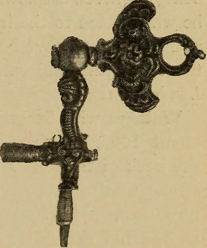 An illustration from Old clocks and watches & their makers : being an historical and descriptive account of the different styles of clocks and watches of the past, in England and abroad, to which is added a list of nearly twelve thousand makers, 1922, leaf 242