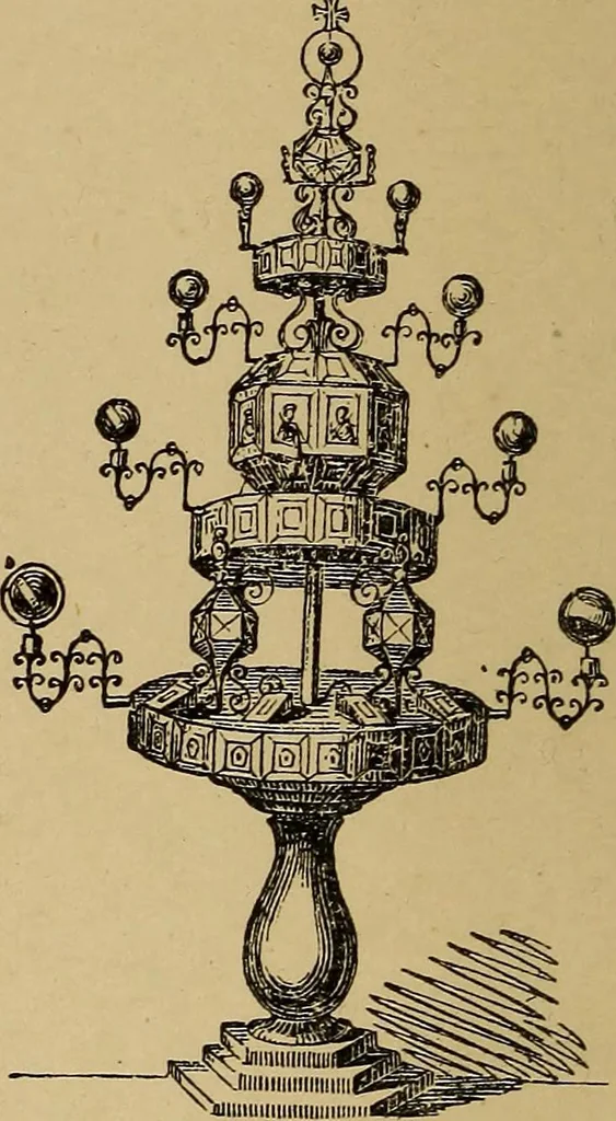 An illustration from Old clocks and watches & their makers : being an historical and descriptive account of the different styles of clocks and watches of the past, in England and abroad, to which is added a list of nearly twelve thousand makers, 1922, leaf 25