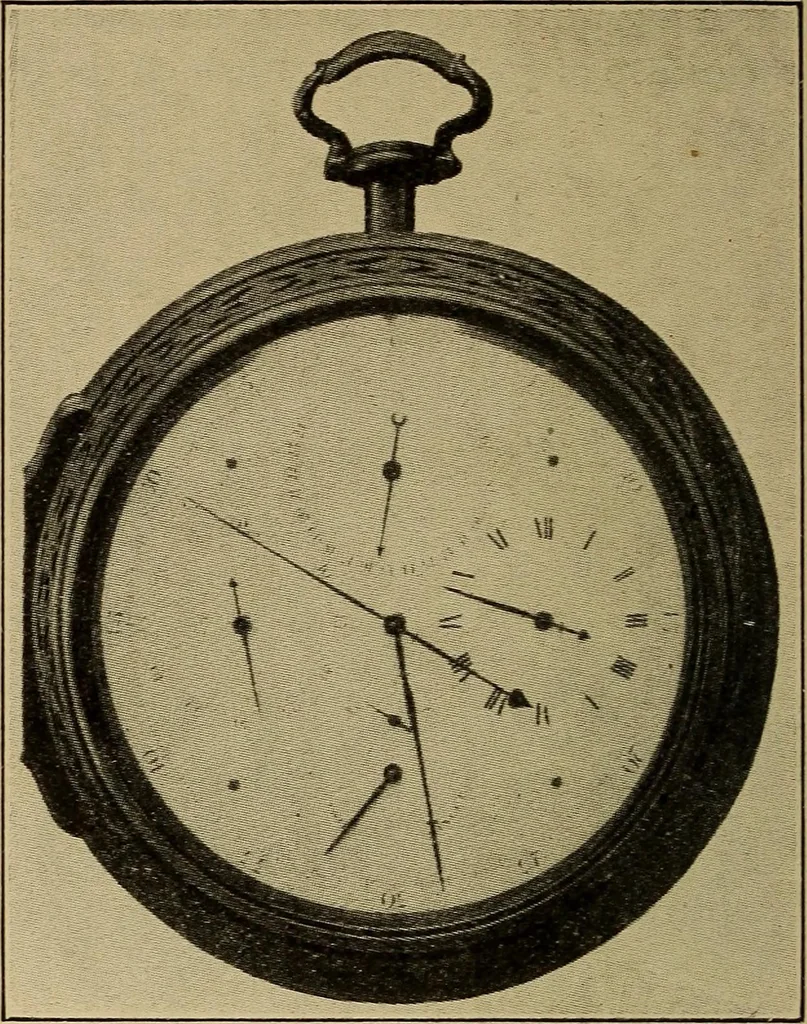 An illustration from Old clocks and watches & their makers : being an historical and descriptive account of the different styles of clocks and watches of the past, in England and abroad, to which is added a list of nearly twelve thousand makers, 1922, leaf 251