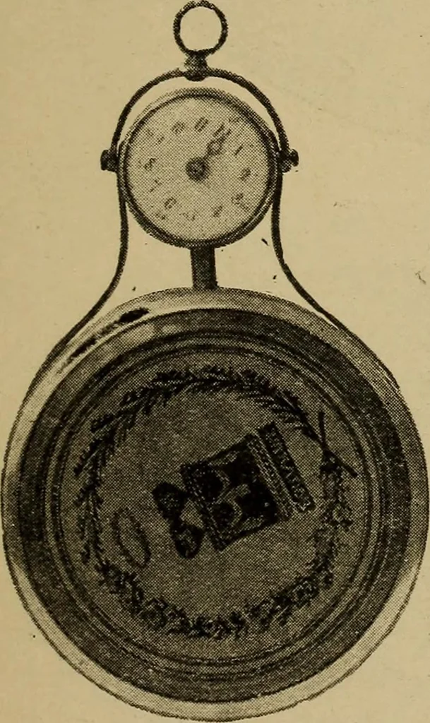 An illustration from Old clocks and watches & their makers : being an historical and descriptive account of the different styles of clocks and watches of the past, in England and abroad, to which is added a list of nearly twelve thousand makers, 1922, leaf 256