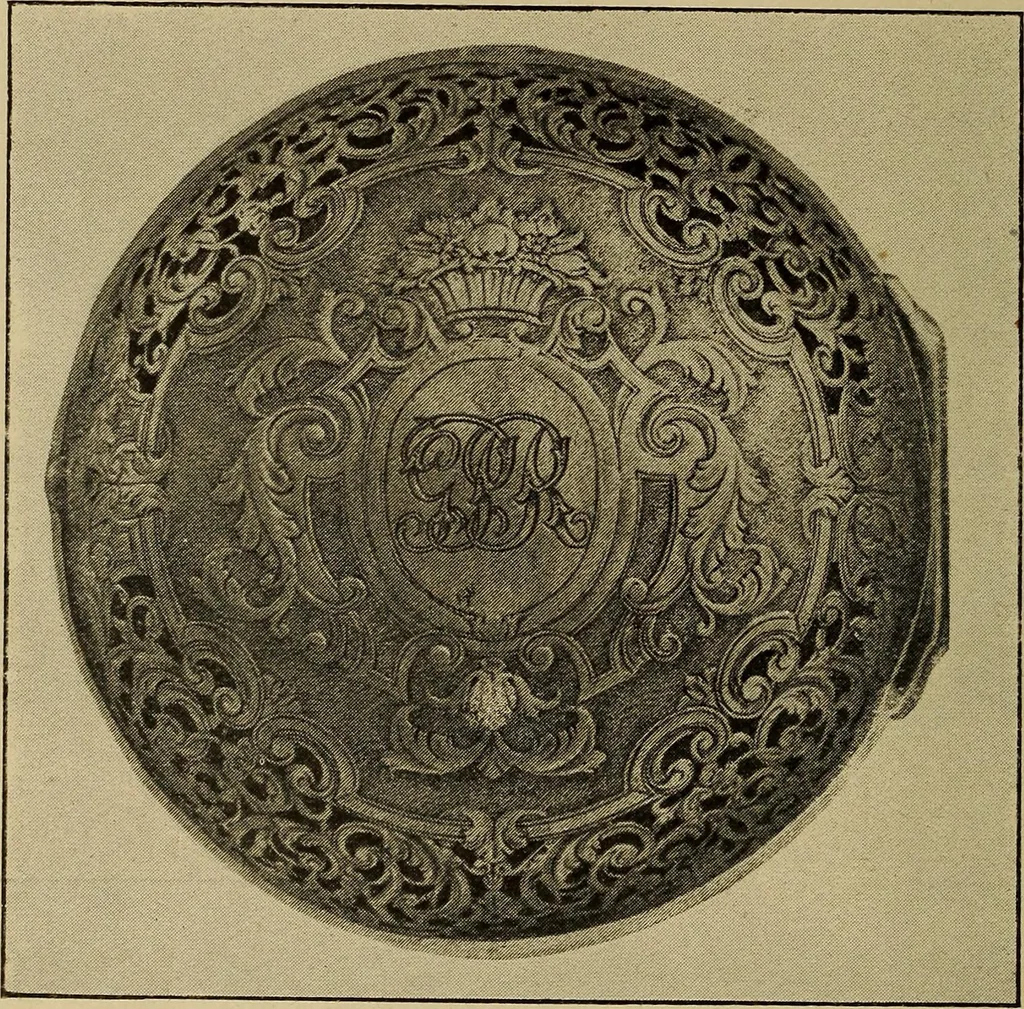 An illustration from Old clocks and watches & their makers : being an historical and descriptive account of the different styles of clocks and watches of the past, in England and abroad, to which is added a list of nearly twelve thousand makers, 1922, leaf 259