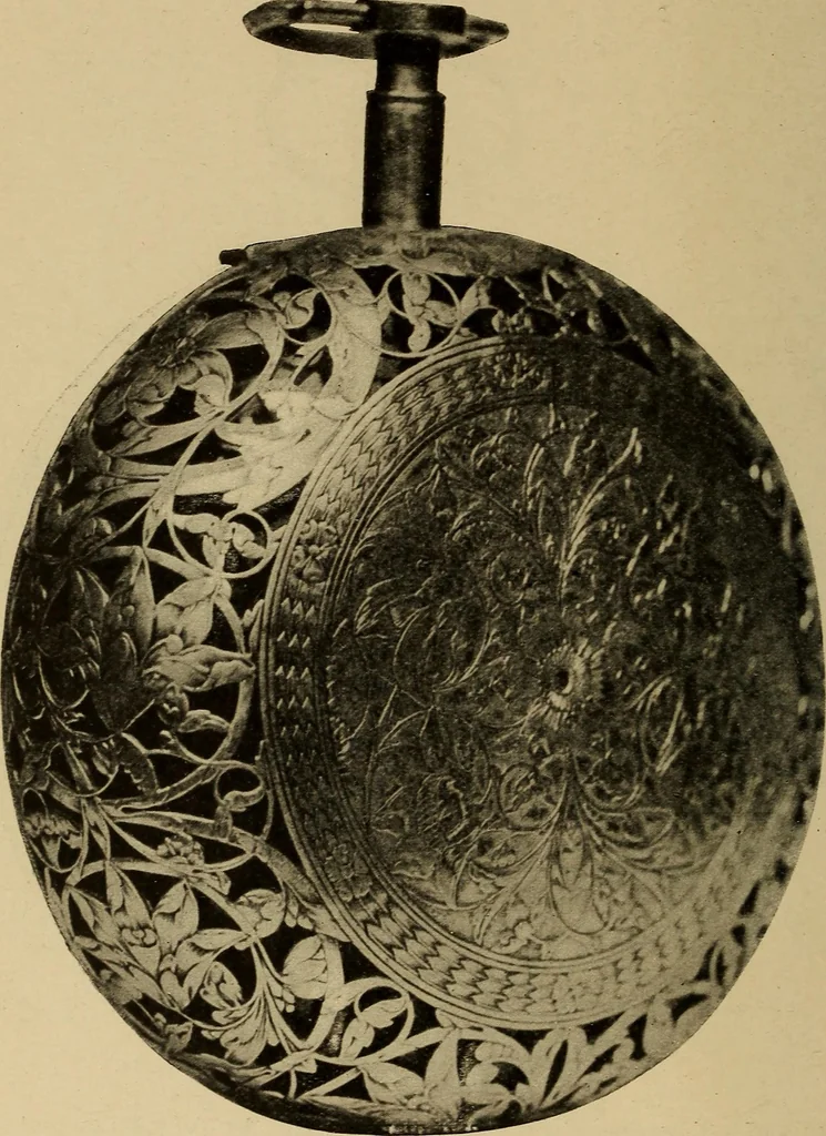 An illustration from Old clocks and watches & their makers : being an historical and descriptive account of the different styles of clocks and watches of the past, in England and abroad, to which is added a list of nearly twelve thousand makers, 1922, leaf 263