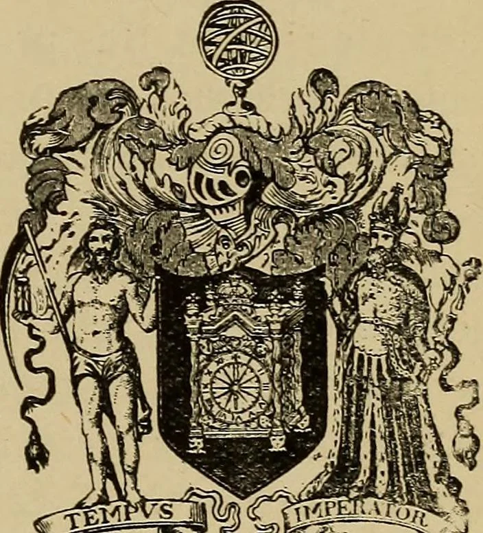 An illustration from Old clocks and watches & their makers : being an historical and descriptive account of the different styles of clocks and watches of the past, in England and abroad, to which is added a list of nearly twelve thousand makers, 1922, leaf 280