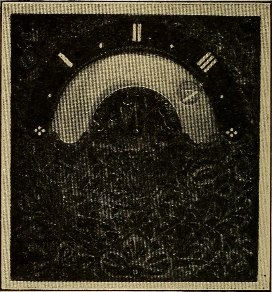 An illustration from Old clocks and watches & their makers : being an historical and descriptive account of the different styles of clocks and watches of the past, in England and abroad, to which is added a list of nearly twelve thousand makers, 1922, leaf 289