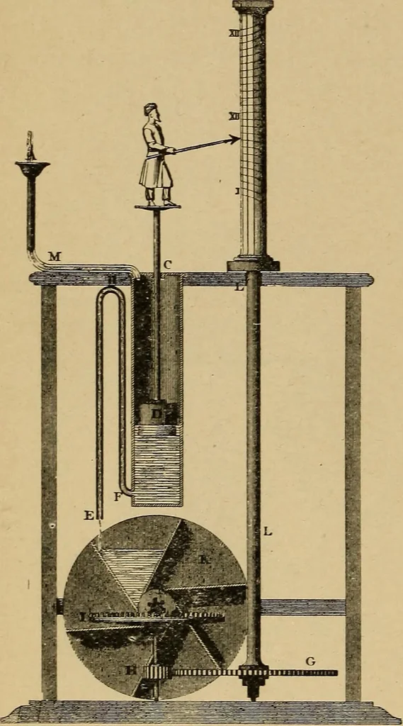 An illustration from Old clocks and watches & their makers : being an historical and descriptive account of the different styles of clocks and watches of the past, in England and abroad, to which is added a list of nearly twelve thousand makers, 1922, leaf 29