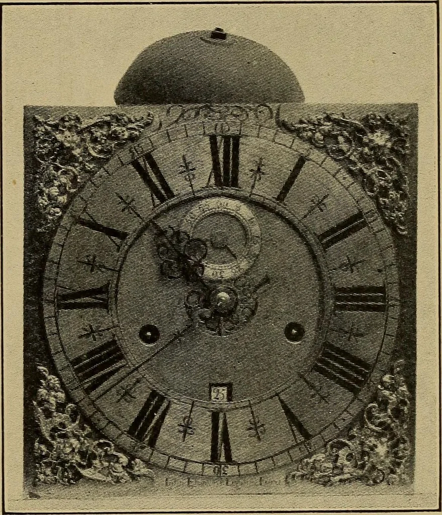 An illustration from Old clocks and watches & their makers : being an historical and descriptive account of the different styles of clocks and watches of the past, in England and abroad, to which is added a list of nearly twelve thousand makers, 1922, leaf 290