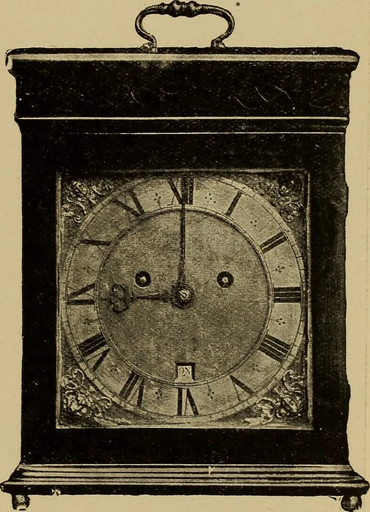 An illustration from Old clocks and watches & their makers : being an historical and descriptive account of the different styles of clocks and watches of the past, in England and abroad, to which is added a list of nearly twelve thousand makers, 1922, leaf 292
