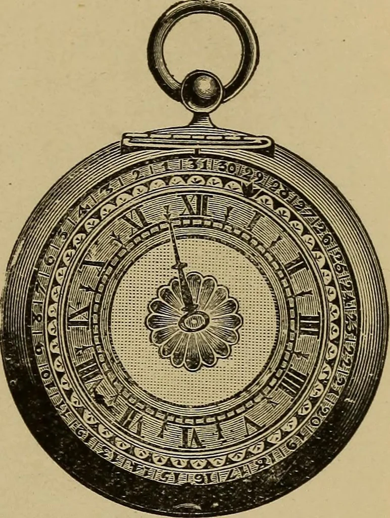 An illustration from Old clocks and watches & their makers : being an historical and descriptive account of the different styles of clocks and watches of the past, in England and abroad, to which is added a list of nearly twelve thousand makers, 1922, leaf 294