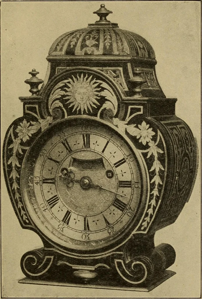 An illustration from Old clocks and watches & their makers : being an historical and descriptive account of the different styles of clocks and watches of the past, in England and abroad, to which is added a list of nearly twelve thousand makers, 1922, leaf 300