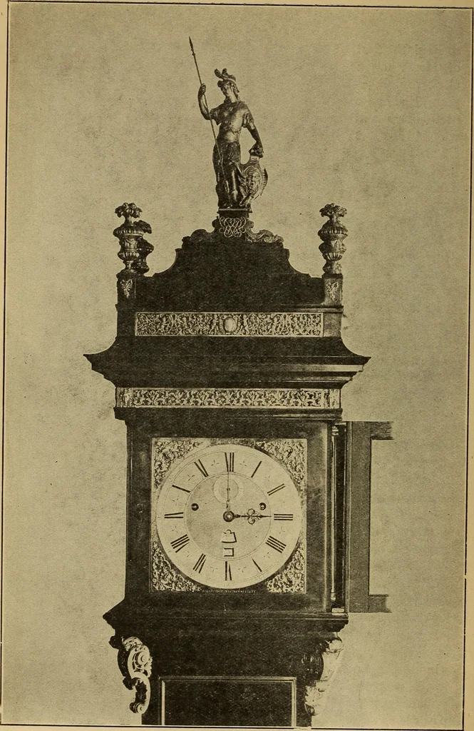 An illustration from Old clocks and watches & their makers : being an historical and descriptive account of the different styles of clocks and watches of the past, in England and abroad, to which is added a list of nearly twelve thousand makers, 1922, leaf 309