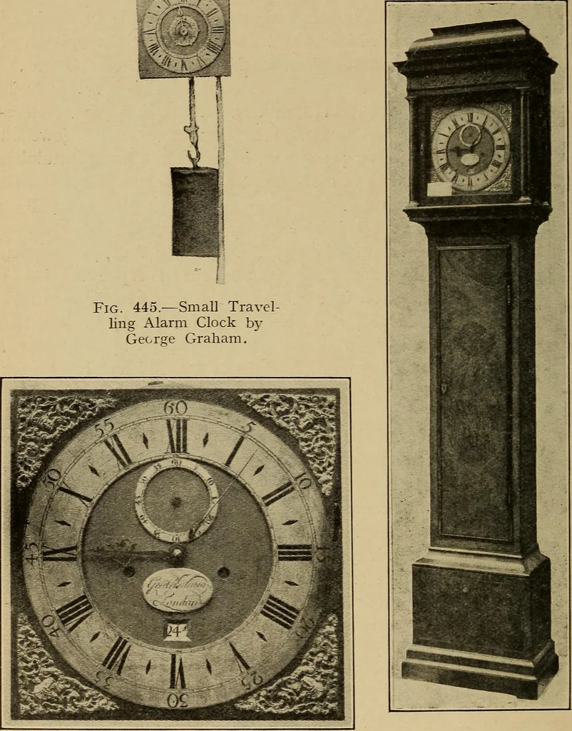 An illustration from Old clocks and watches & their makers : being an historical and descriptive account of the different styles of clocks and watches of the past, in England and abroad, to which is added a list of nearly twelve thousand makers, 1922, leaf 317
