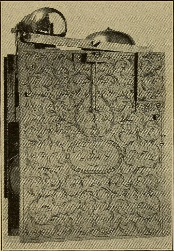 An illustration from Old clocks and watches & their makers : being an historical and descriptive account of the different styles of clocks and watches of the past, in England and abroad, to which is added a list of nearly twelve thousand makers, 1922, leaf 322