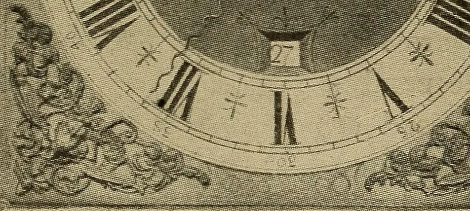 An illustration from Old clocks and watches & their makers : being an historical and descriptive account of the different styles of clocks and watches of the past, in England and abroad, to which is added a list of nearly twelve thousand makers, 1922, leaf 325