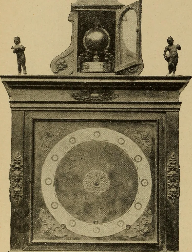 An illustration from Old clocks and watches & their makers : being an historical and descriptive account of the different styles of clocks and watches of the past, in England and abroad, to which is added a list of nearly twelve thousand makers, 1922, leaf 333