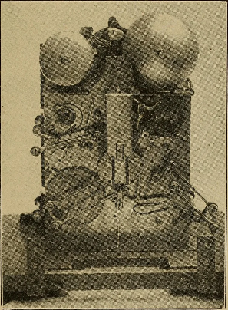 An illustration from Old clocks and watches & their makers : being an historical and descriptive account of the different styles of clocks and watches of the past, in England and abroad, to which is added a list of nearly twelve thousand makers, 1922, leaf 336