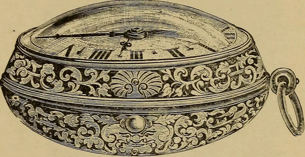 An illustration from Old clocks and watches & their makers : being an historical and descriptive account of the different styles of clocks and watches of the past, in England and abroad, to which is added a list of nearly twelve thousand makers, 1922, leaf 342