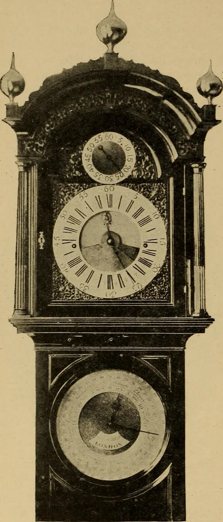 An illustration from Old clocks and watches & their makers : being an historical and descriptive account of the different styles of clocks and watches of the past, in England and abroad, to which is added a list of nearly twelve thousand makers, 1922, leaf 355