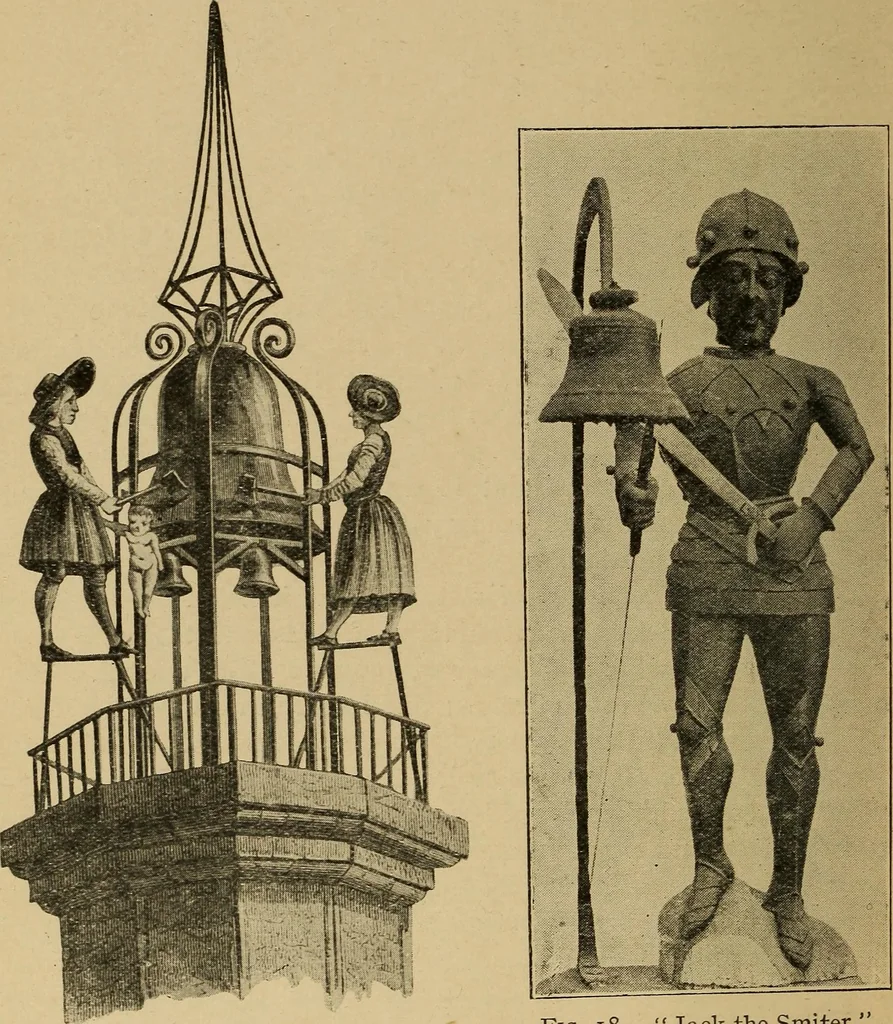 An illustration from Old clocks and watches & their makers : being an historical and descriptive account of the different styles of clocks and watches of the past, in England and abroad, to which is added a list of nearly twelve thousand makers, 1922, leaf 37