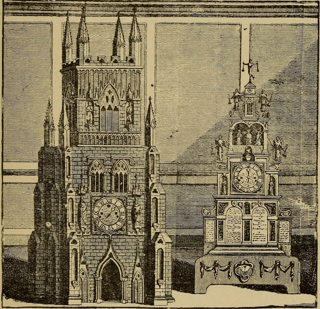 An illustration from Old clocks and watches & their makers : being an historical and descriptive account of the different styles of clocks and watches of the past, in England and abroad, to which is added a list of nearly twelve thousand makers, 1922, leaf 412