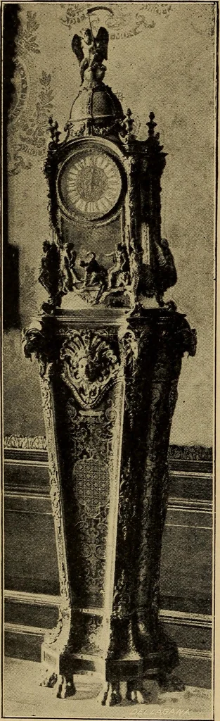 An illustration from Old clocks and watches & their makers : being an historical and descriptive account of the different styles of clocks and watches of the past, in England and abroad, to which is added a list of nearly twelve thousand makers, 1922, leaf 425