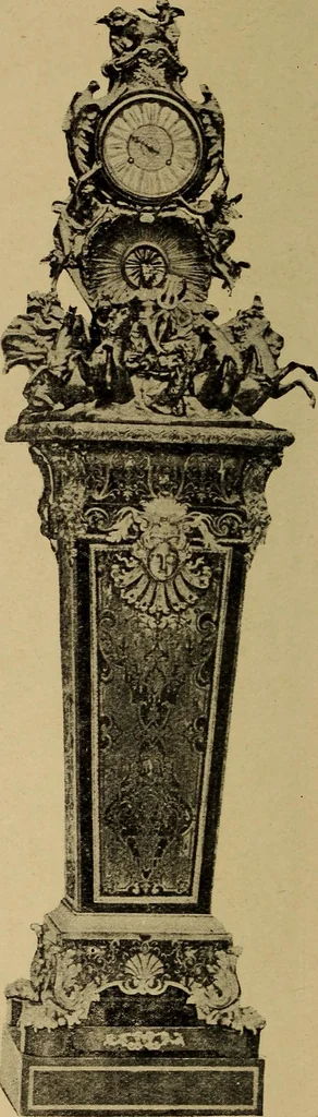 An illustration from Old clocks and watches & their makers : being an historical and descriptive account of the different styles of clocks and watches of the past, in England and abroad, to which is added a list of nearly twelve thousand makers, 1922, leaf 425
