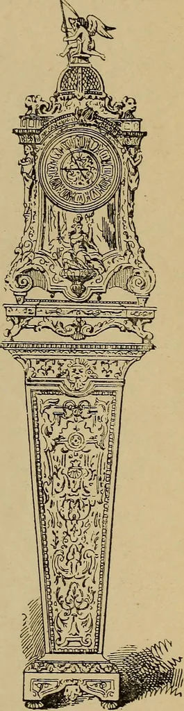 An illustration from Old clocks and watches & their makers : being an historical and descriptive account of the different styles of clocks and watches of the past, in England and abroad, to which is added a list of nearly twelve thousand makers, 1922, leaf 426