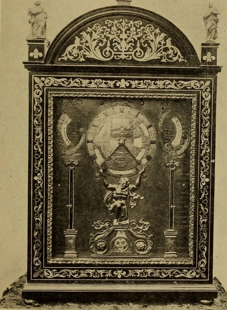 An illustration from Old clocks and watches & their makers : being an historical and descriptive account of the different styles of clocks and watches of the past, in England and abroad, to which is added a list of nearly twelve thousand makers, 1922, leaf 430