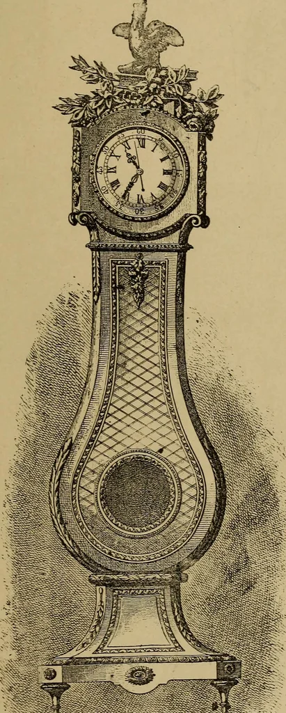 An illustration from Old clocks and watches & their makers : being an historical and descriptive account of the different styles of clocks and watches of the past, in England and abroad, to which is added a list of nearly twelve thousand makers, 1922, leaf 432
