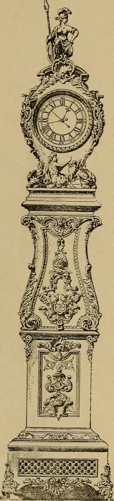 An illustration from Old clocks and watches & their makers : being an historical and descriptive account of the different styles of clocks and watches of the past, in England and abroad, to which is added a list of nearly twelve thousand makers, 1922, leaf 432
