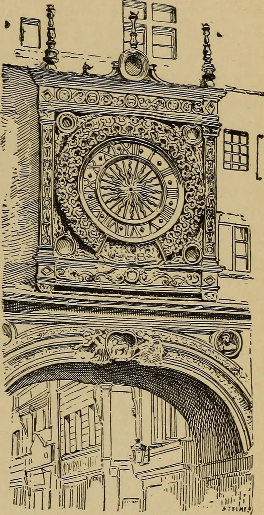 An illustration from Old clocks and watches & their makers : being an historical and descriptive account of the different styles of clocks and watches of the past, in England and abroad, to which is added a list of nearly twelve thousand makers, 1922, leaf 44