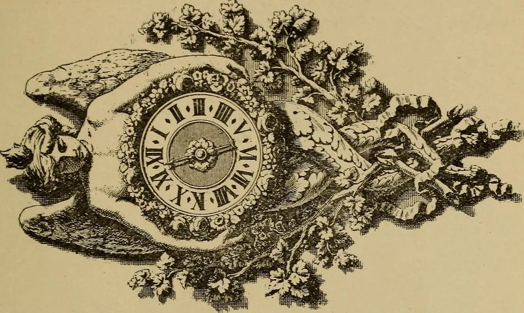 An illustration from Old clocks and watches & their makers : being an historical and descriptive account of the different styles of clocks and watches of the past, in England and abroad, to which is added a list of nearly twelve thousand makers, 1922, leaf 442
