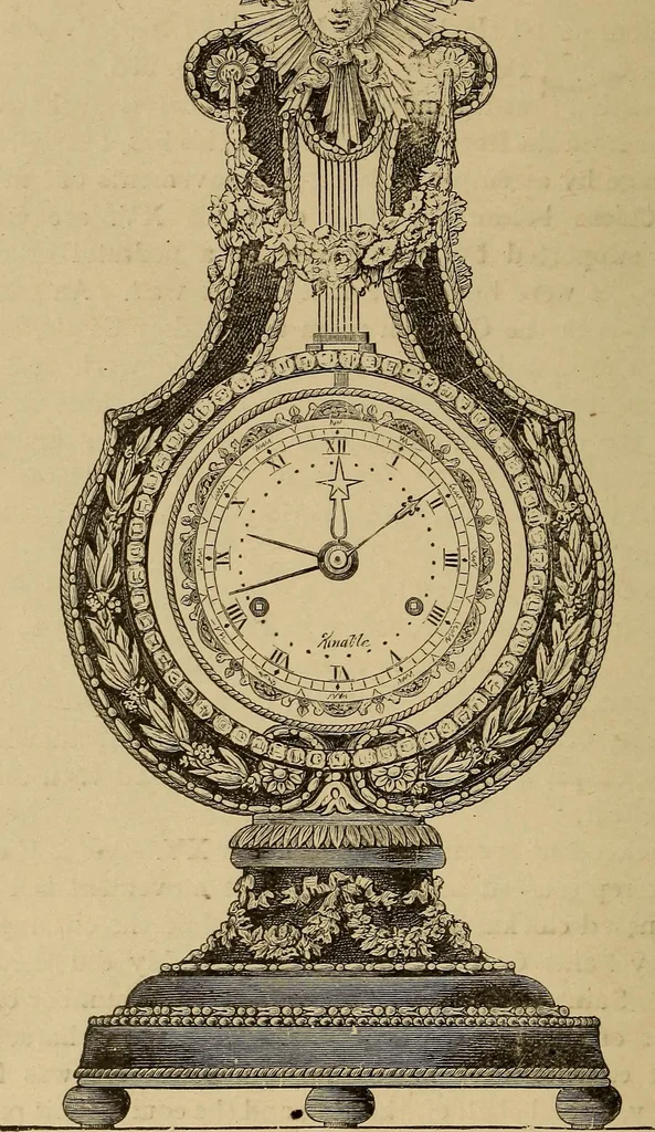 An illustration from Old clocks and watches & their makers : being an historical and descriptive account of the different styles of clocks and watches of the past, in England and abroad, to which is added a list of nearly twelve thousand makers, 1922, leaf 453