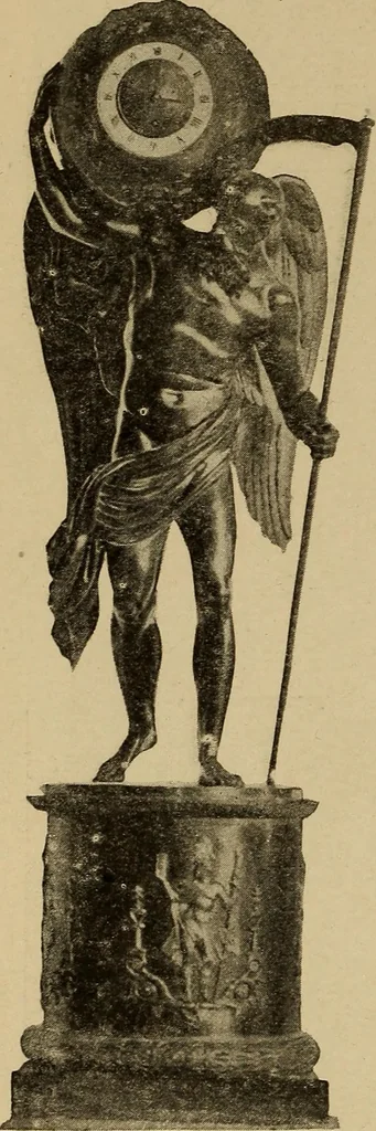 An illustration from Old clocks and watches & their makers : being an historical and descriptive account of the different styles of clocks and watches of the past, in England and abroad, to which is added a list of nearly twelve thousand makers, 1922, leaf 465