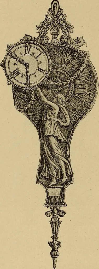 An illustration from Old clocks and watches & their makers : being an historical and descriptive account of the different styles of clocks and watches of the past, in England and abroad, to which is added a list of nearly twelve thousand makers, 1922, leaf 475