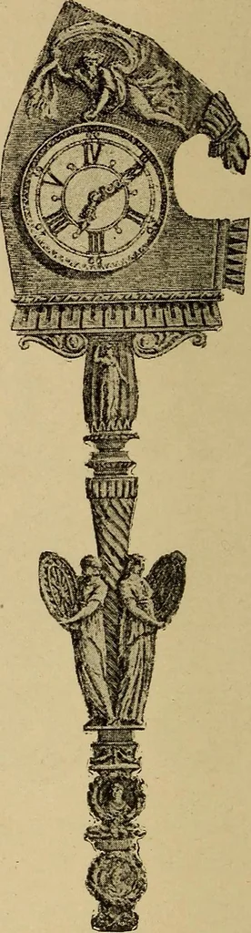 An illustration from Old clocks and watches & their makers : being an historical and descriptive account of the different styles of clocks and watches of the past, in England and abroad, to which is added a list of nearly twelve thousand makers, 1922, leaf 475