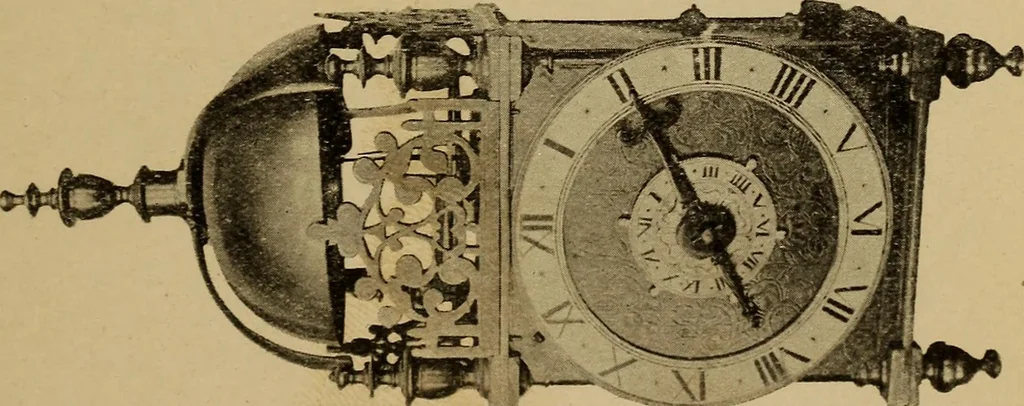An illustration from Old clocks and watches & their makers : being an historical and descriptive account of the different styles of clocks and watches of the past, in England and abroad, to which is added a list of nearly twelve thousand makers, 1922, leaf 494