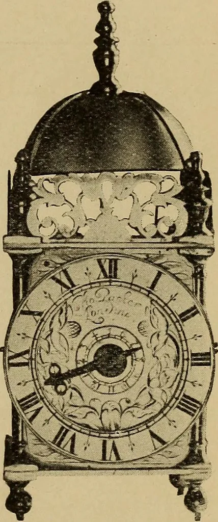 An illustration from Old clocks and watches & their makers : being an historical and descriptive account of the different styles of clocks and watches of the past, in England and abroad, to which is added a list of nearly twelve thousand makers, 1922, leaf 498