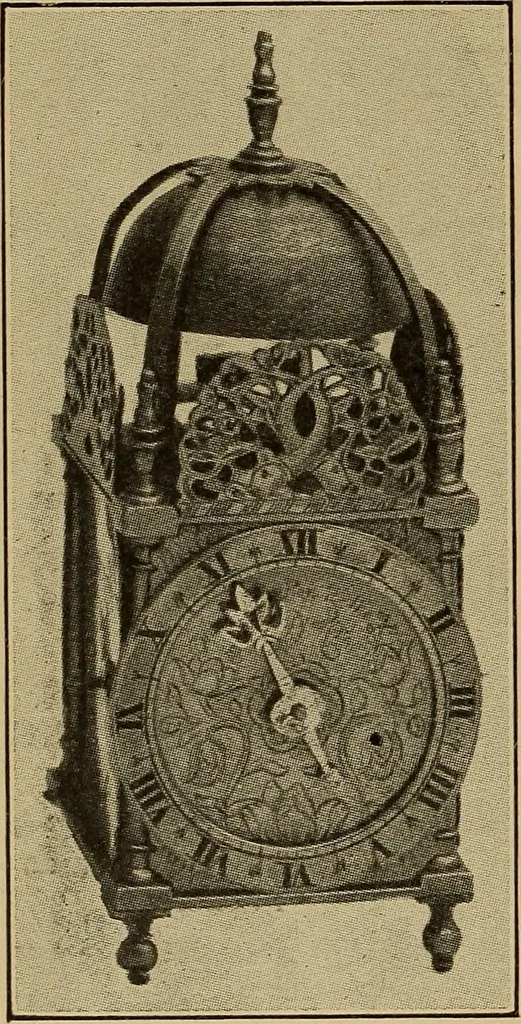 An illustration from Old clocks and watches & their makers : being an historical and descriptive account of the different styles of clocks and watches of the past, in England and abroad, to which is added a list of nearly twelve thousand makers, 1922, leaf 499