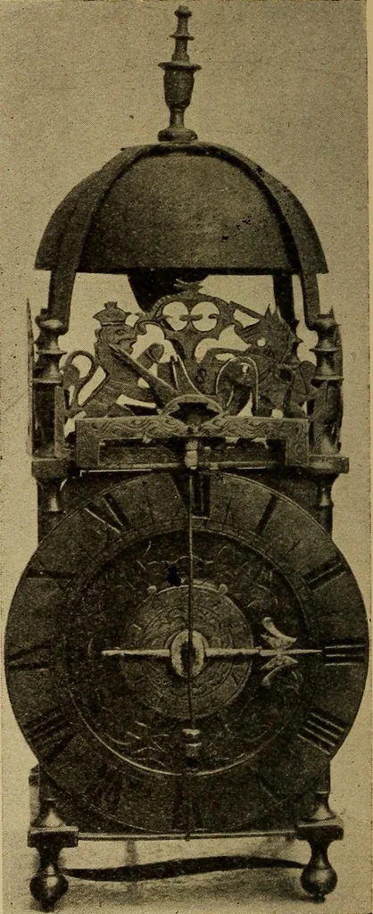 An illustration from Old clocks and watches & their makers : being an historical and descriptive account of the different styles of clocks and watches of the past, in England and abroad, to which is added a list of nearly twelve thousand makers, 1922, leaf 499
