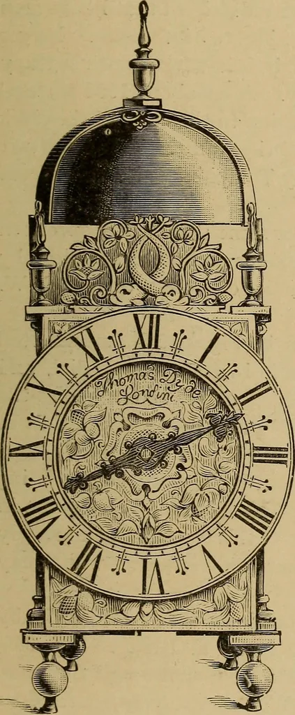 An illustration from Old clocks and watches & their makers : being an historical and descriptive account of the different styles of clocks and watches of the past, in England and abroad, to which is added a list of nearly twelve thousand makers, 1922, leaf 500