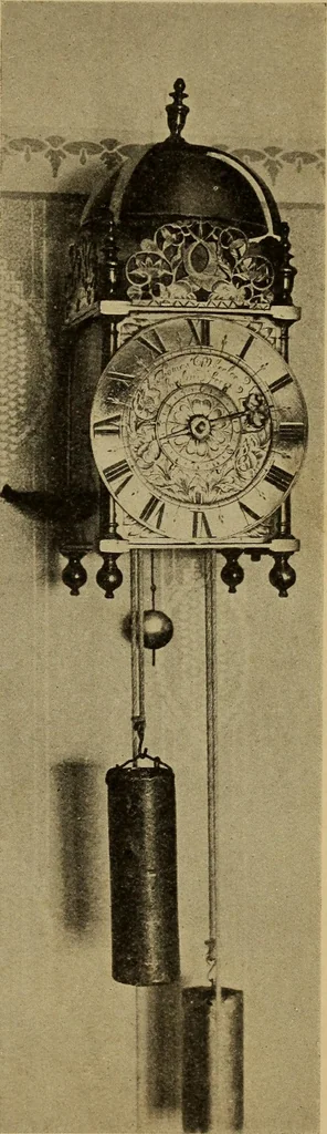An illustration from Old clocks and watches & their makers : being an historical and descriptive account of the different styles of clocks and watches of the past, in England and abroad, to which is added a list of nearly twelve thousand makers, 1922, leaf 502